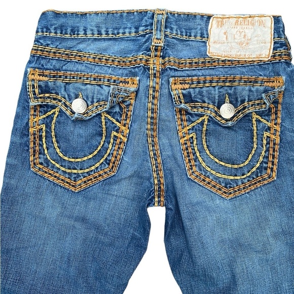 Vintage True Religion Jeans Size 34 RICKY SUPER QT Blue - Picture 8 of 9